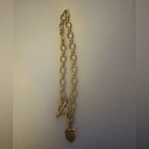 Juicy Couture Gold Heart Charm necklace